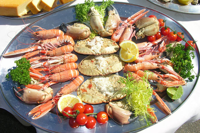 Fresh seafood is a Skye speciality