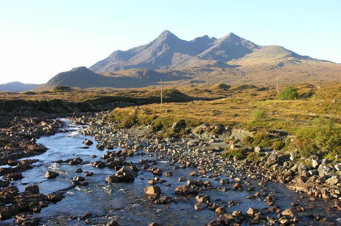 The Black Cuillin from Sligachan